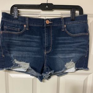 Mudd Flx Stretch Denim Jean Shorts Size 13